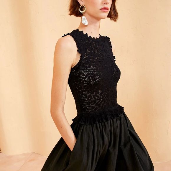 Ulla Johnson Zoe Top Black - Picture 5 of 10